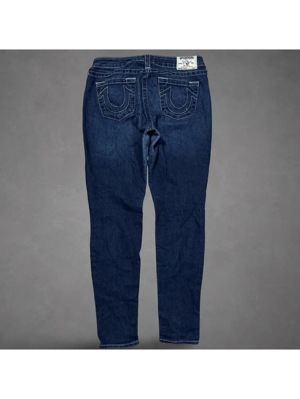 True Religion Made in USA Dark Wash Skinny Jeans Size 31